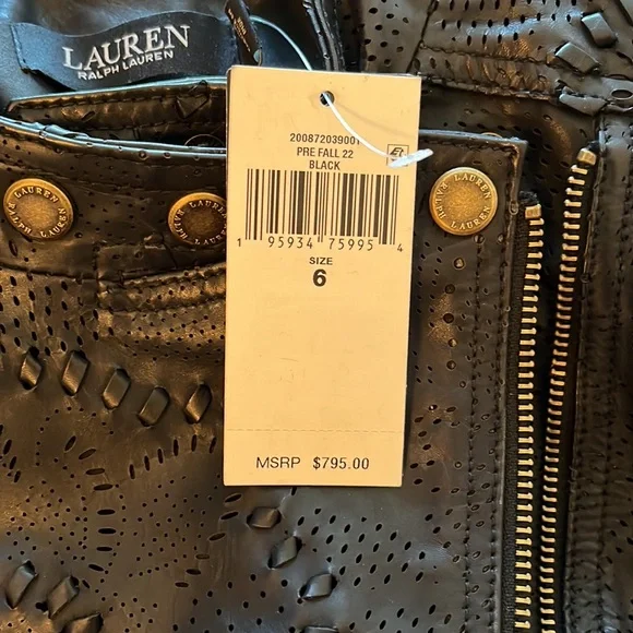 Womens leather jacket - Picture 4 of 4